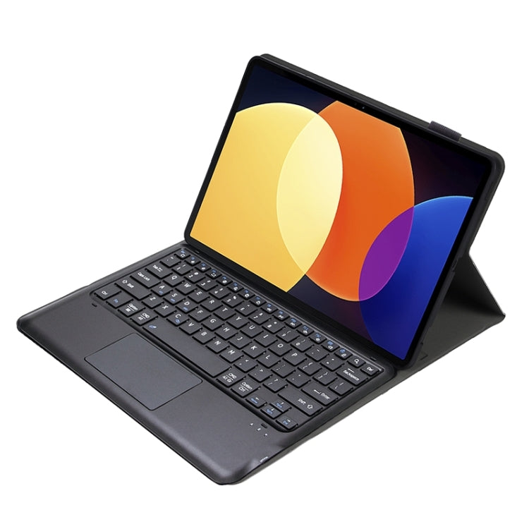 A0N4-A Detachable Sheep Pattern TPU Bluetooth Keyboard Tablet Leather Case with Touchpad For Xiaomi Pad 5 Pro 12.4