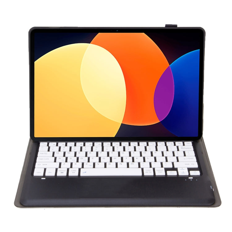 A0N4-A Detachable Sheep Pattern TPU Bluetooth Keyboard Tablet Leather Case with Touchpad For Xiaomi Pad 5 Pro 12.4