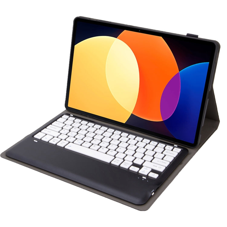 A0N4-A Detachable Sheep Pattern TPU Bluetooth Keyboard Tablet Leather Case with Touchpad For Xiaomi Pad 5 Pro 12.4