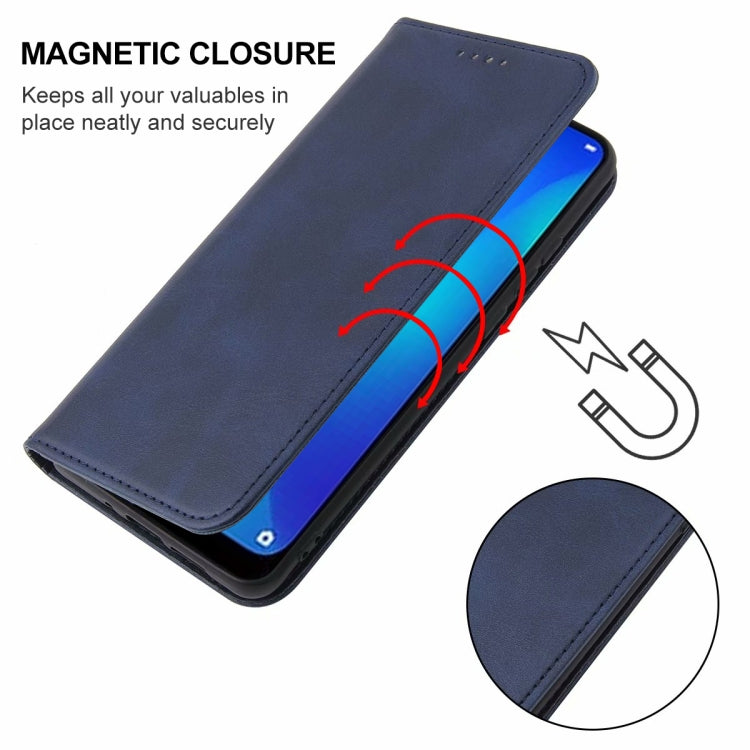 For OPPO A1k Magnetic Closure Leather Phone Case