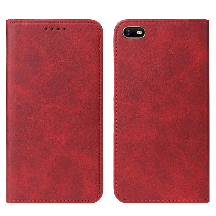 For OPPO A1k Magnetic Closure Leather Phone Case