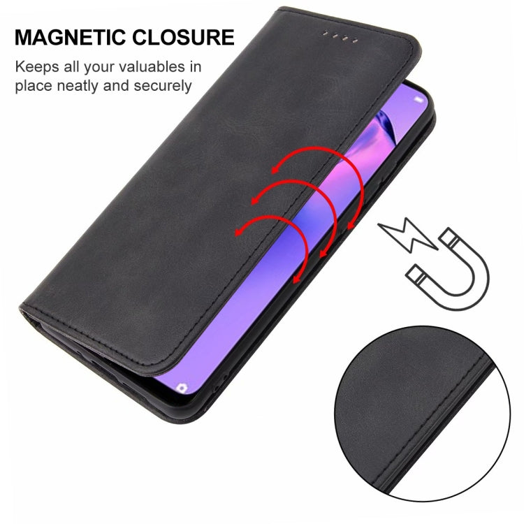 For OPPO A8 Magnetic Closure Leather Phone Case