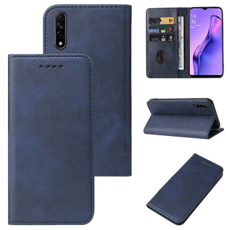For OPPO A8 Magnetic Closure Leather Phone Case