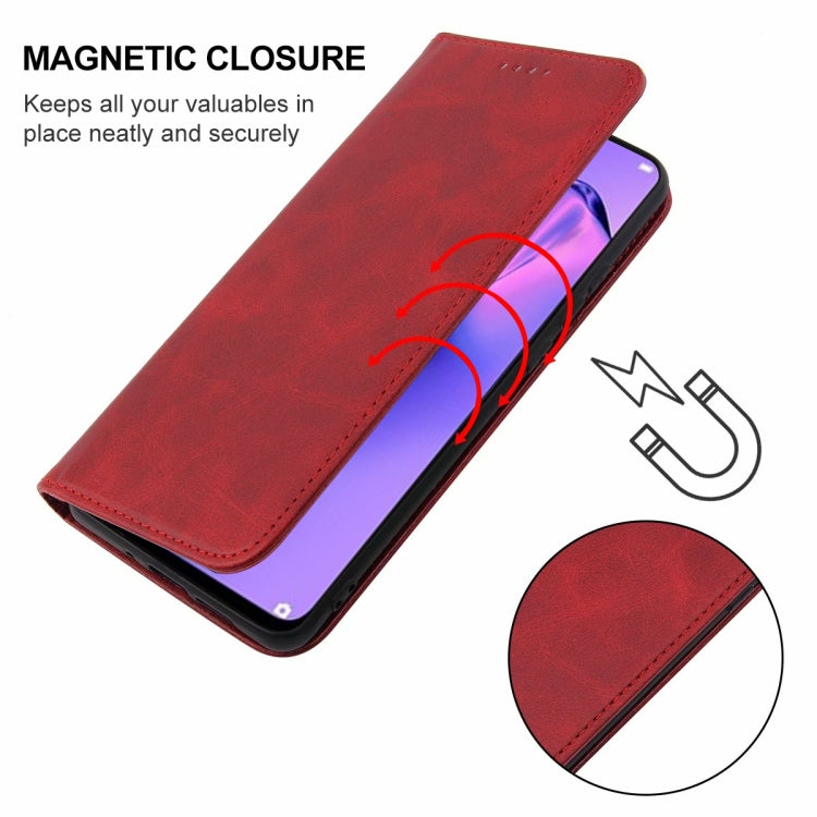 For OPPO A8 Magnetic Closure Leather Phone Case
