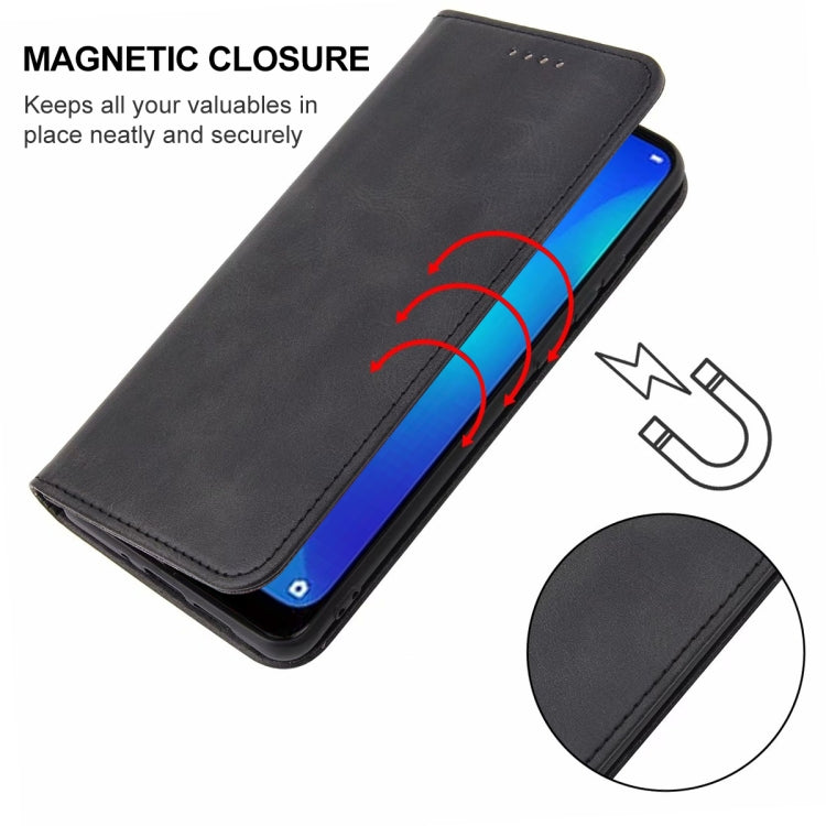 For OPPO A11k Magnetic Closure Leather Phone Case