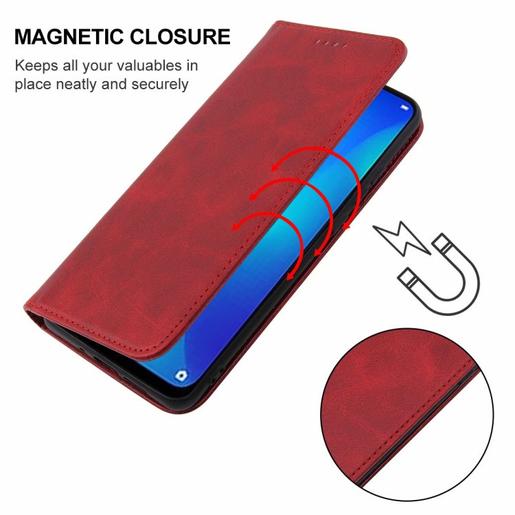 For OPPO A11k Magnetic Closure Leather Phone Case