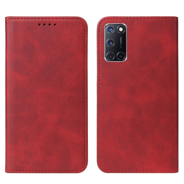 For OPPO A52 Magnetic Closure Leather Phone Case
