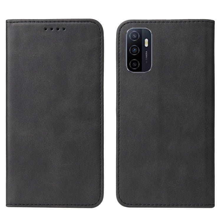 For OPPO A53 Magnetic Closure Leather Phone Case