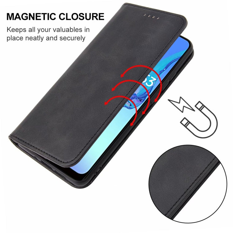 For OPPO A53 Magnetic Closure Leather Phone Case