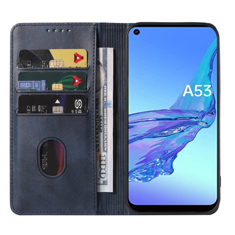 For OPPO A53 Magnetic Closure Leather Phone Case