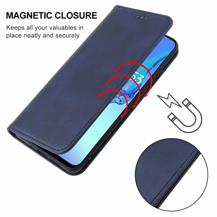 For OPPO A53 Magnetic Closure Leather Phone Case