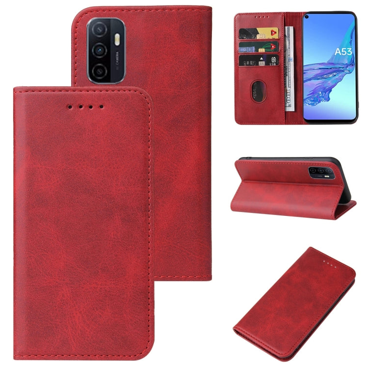 For OPPO A53 Magnetic Closure Leather Phone Case