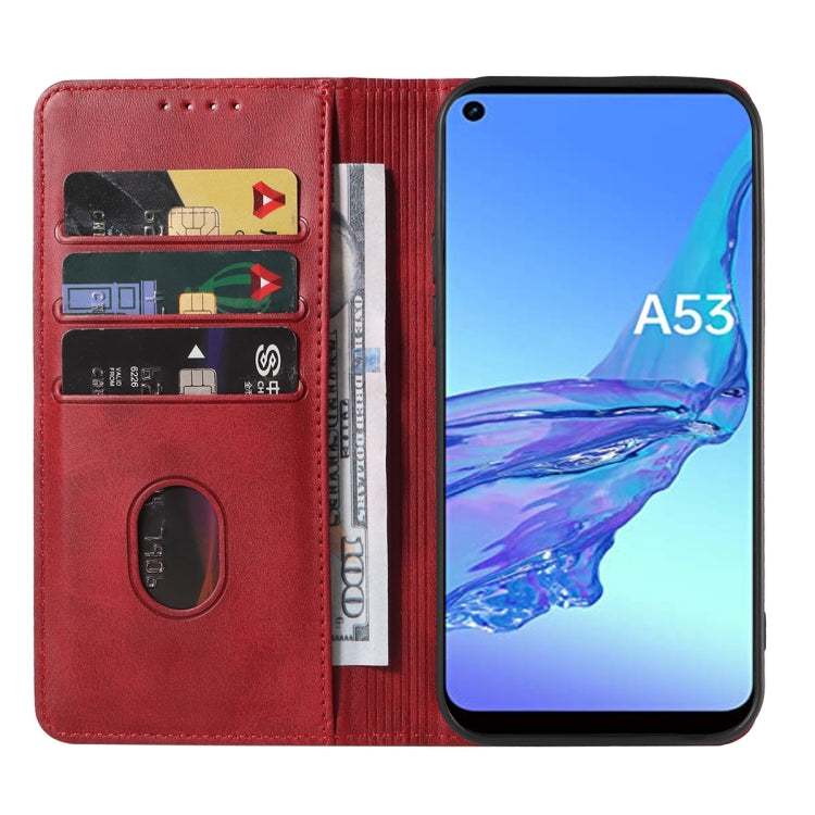 For OPPO A53 Magnetic Closure Leather Phone Case