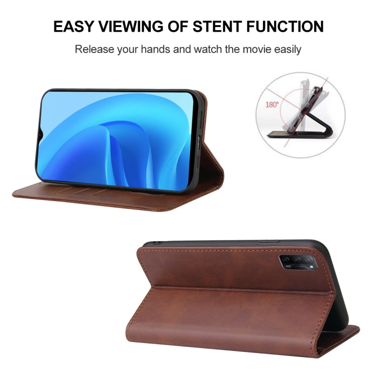 For OPPO A53s 5G Magnetic Closure Leather Phone Case