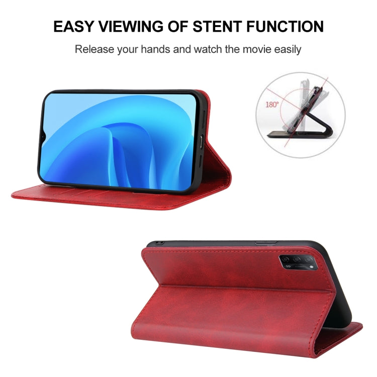 For OPPO A53s 5G Magnetic Closure Leather Phone Case