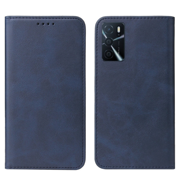 For OPPO A54s Magnetic Closure Leather Phone Case