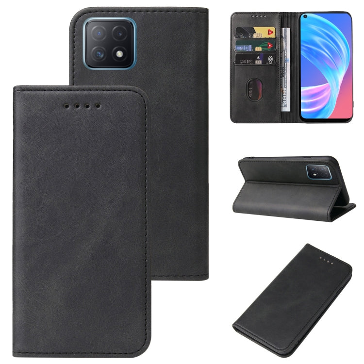 For OPPO A72 5G Magnetic Closure Leather Phone Case