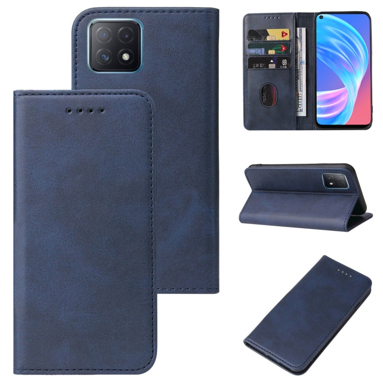 For OPPO A72 5G Magnetic Closure Leather Phone Case