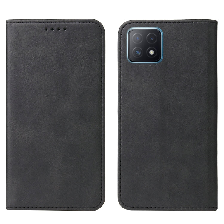 For OPPO A73 Magnetic Closure Leather Phone Case