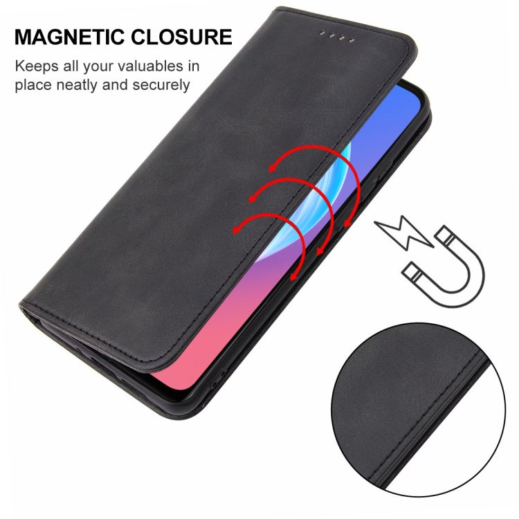 For OPPO A73 Magnetic Closure Leather Phone Case