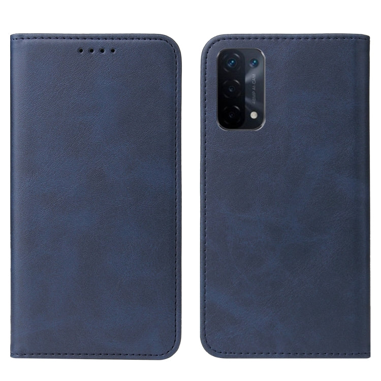 For OPPO A74 5G Magnetic Closure Leather Phone Case