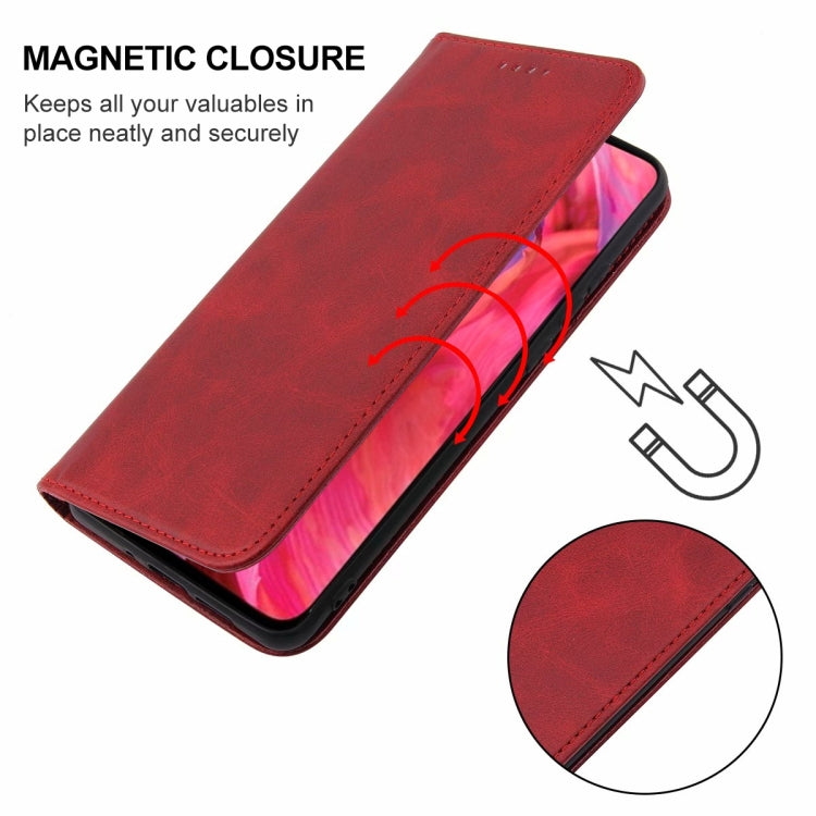 For OPPO A74 5G Magnetic Closure Leather Phone Case