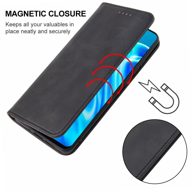 For OPPO A91 Magnetic Closure Leather Phone Case