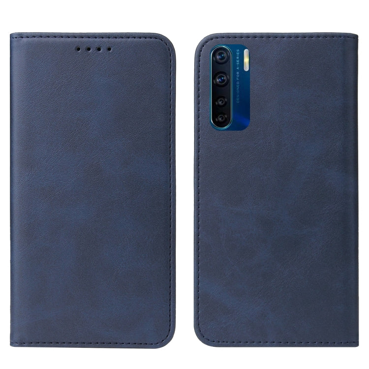 For OPPO A91 Magnetic Closure Leather Phone Case