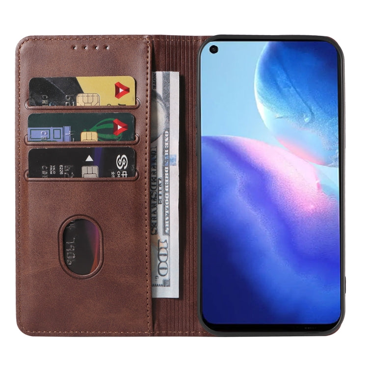 For OPPO Reno5 4G Magnetic Closure Leather Phone Case