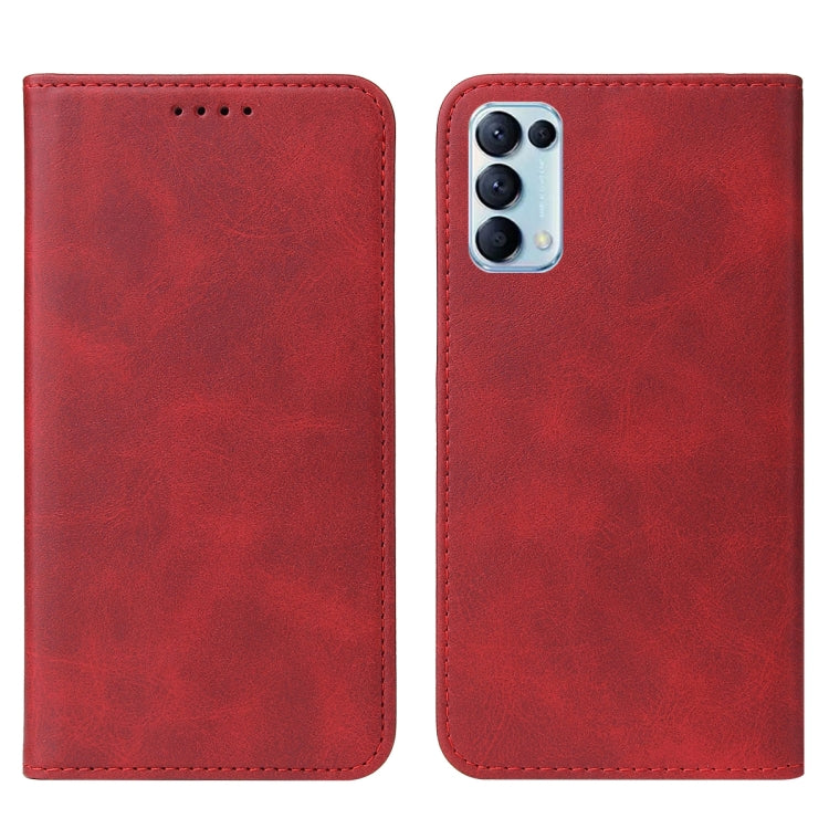 For OPPO Reno5 5G Magnetic Closure Leather Phone Case