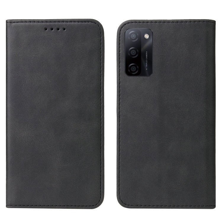 For OPPO A55s 5G / CPH2309 Magnetic Closure Leather Phone Case