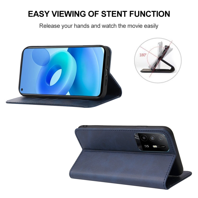 For OPPO A95 5G Magnetic Closure Leather Phone Case