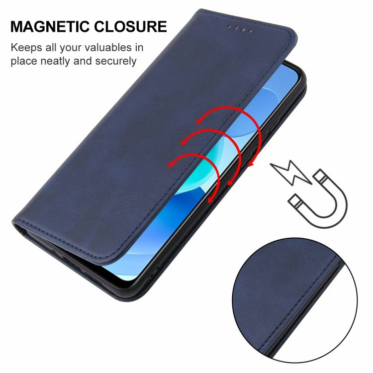 For OPPO A95 5G Magnetic Closure Leather Phone Case