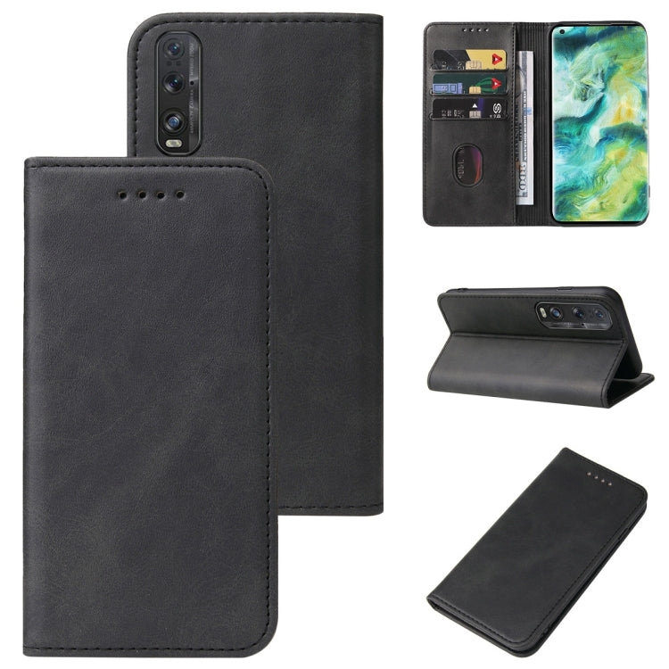 For OPPO Find X2 Magnetic Closure Leather Phone Case