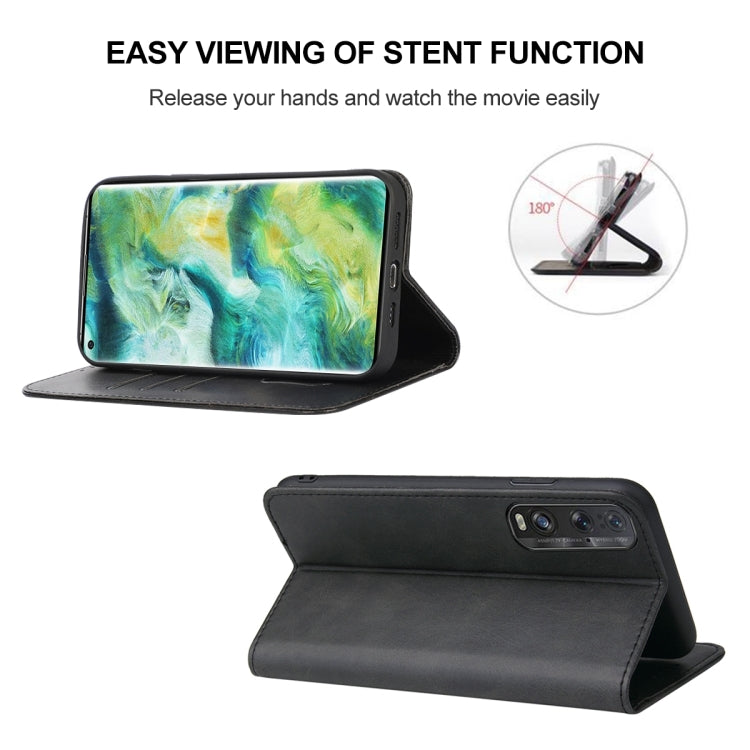 For OPPO Find X2 Magnetic Closure Leather Phone Case