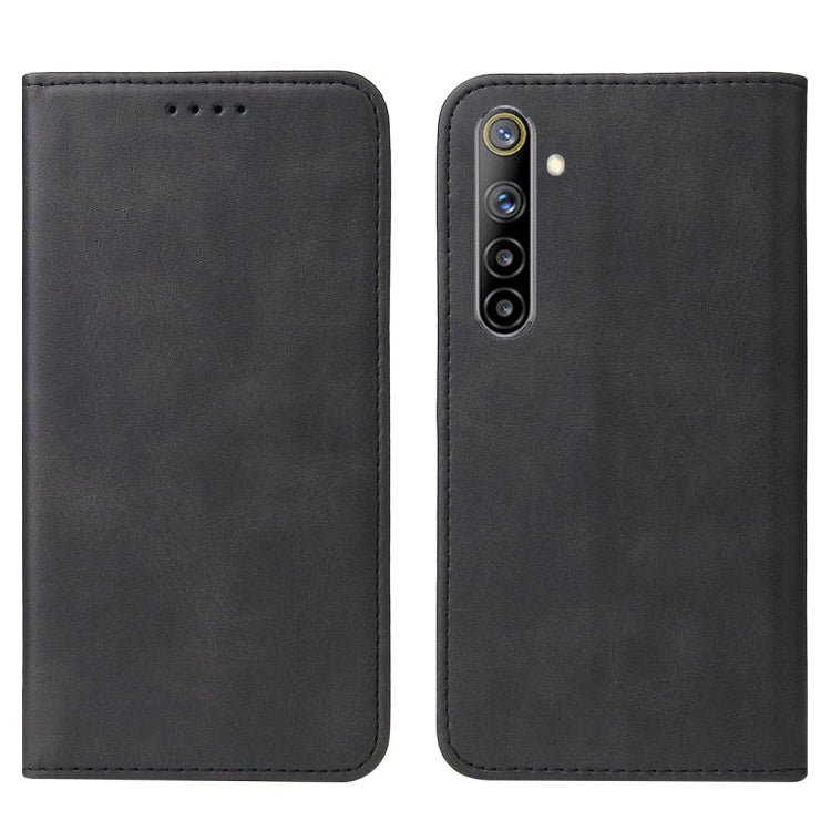 For Realme 6i India Magnetic Closure Leather Phone Case