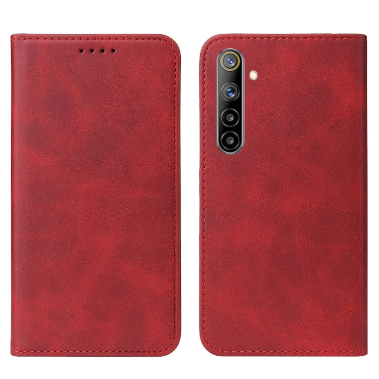 For Realme 6i India Magnetic Closure Leather Phone Case