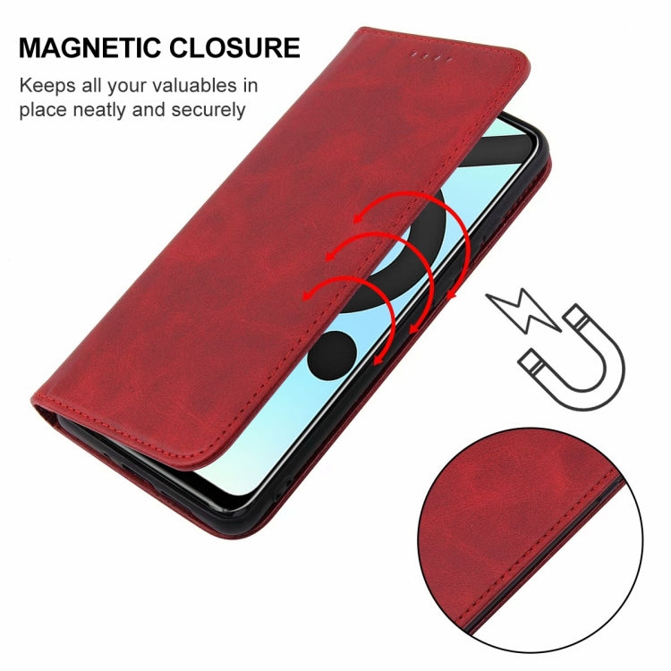 For Realme 6i India Magnetic Closure Leather Phone Case