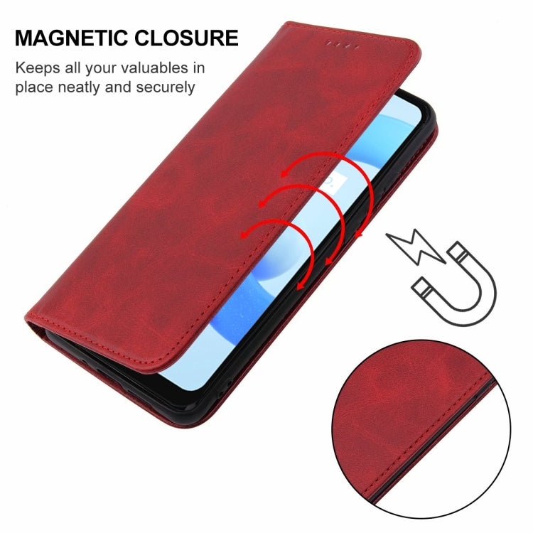 For Realme C11 2021 Magnetic Closure Leather Phone Case