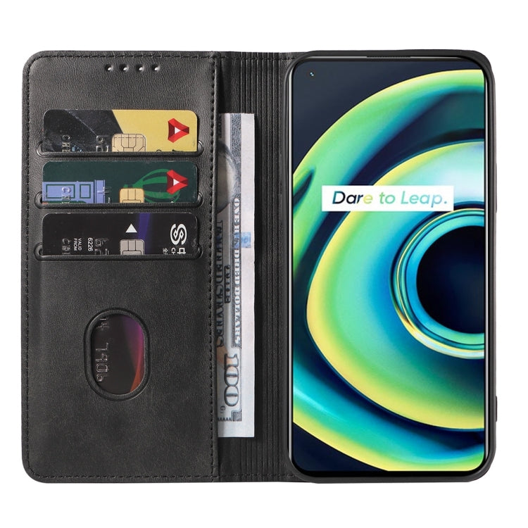 For Realme GT 5G / GT Neo2T / Q3 Pro 5G Magnetic Closure Leather Phone Case