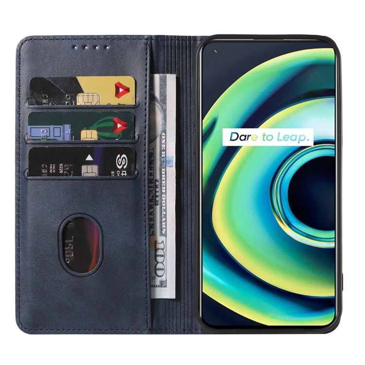 For Realme GT 5G / GT Neo2T / Q3 Pro 5G Magnetic Closure Leather Phone Case