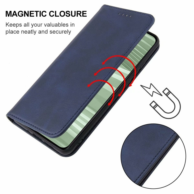 For Realme GT2 Pro Magnetic Closure Leather Phone Case