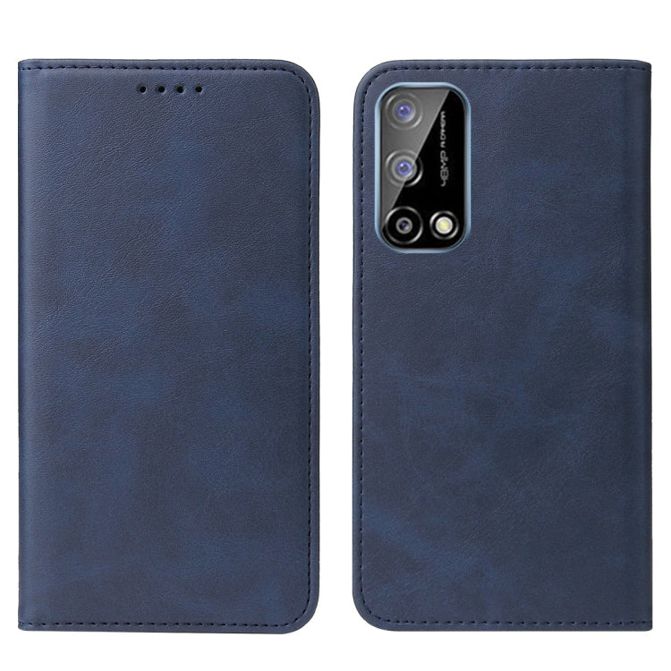 For Realme Q2 Magnetic Closure Leather Phone Case