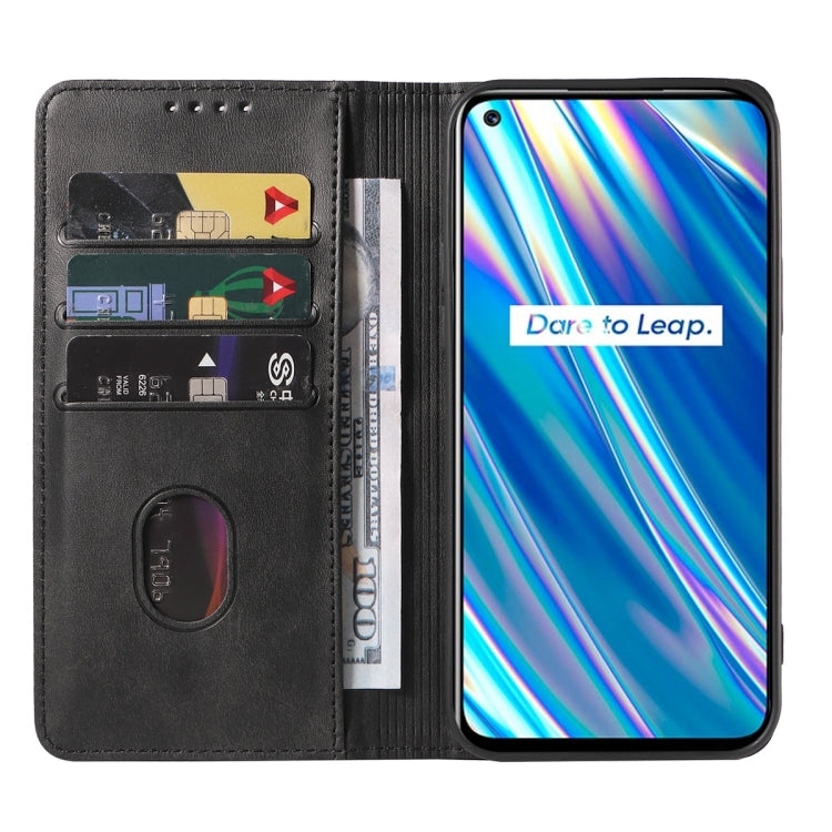 For Realme Q3i 5G Magnetic Closure Leather Phone Case