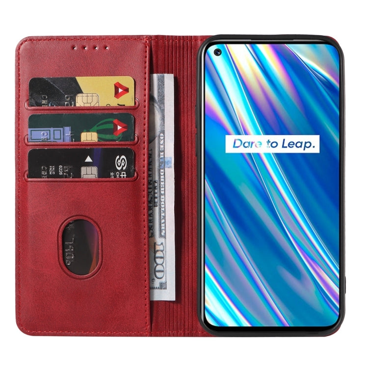For Realme Q3i 5G Magnetic Closure Leather Phone Case