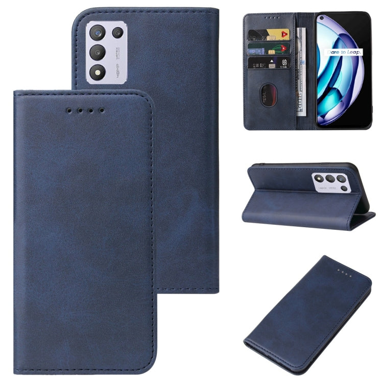 For Realme Q3t Magnetic Closure Leather Phone Case