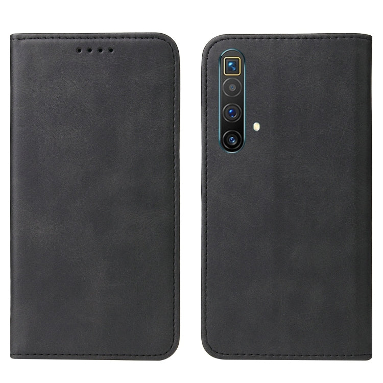 For Realme X3 SuperZoom Magnetic Closure Leather Phone Case