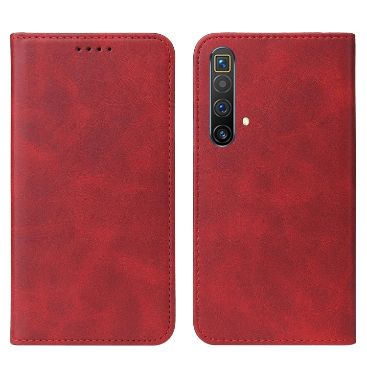 For Realme X3 SuperZoom Magnetic Closure Leather Phone Case