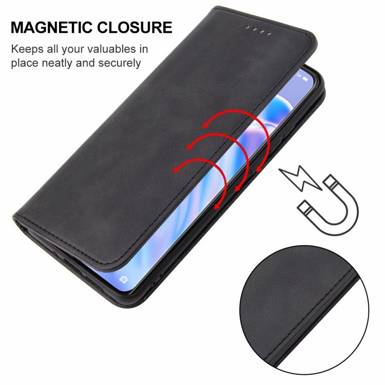For OPPO Reno3 A JP Version Magnetic Closure Leather Phone Case