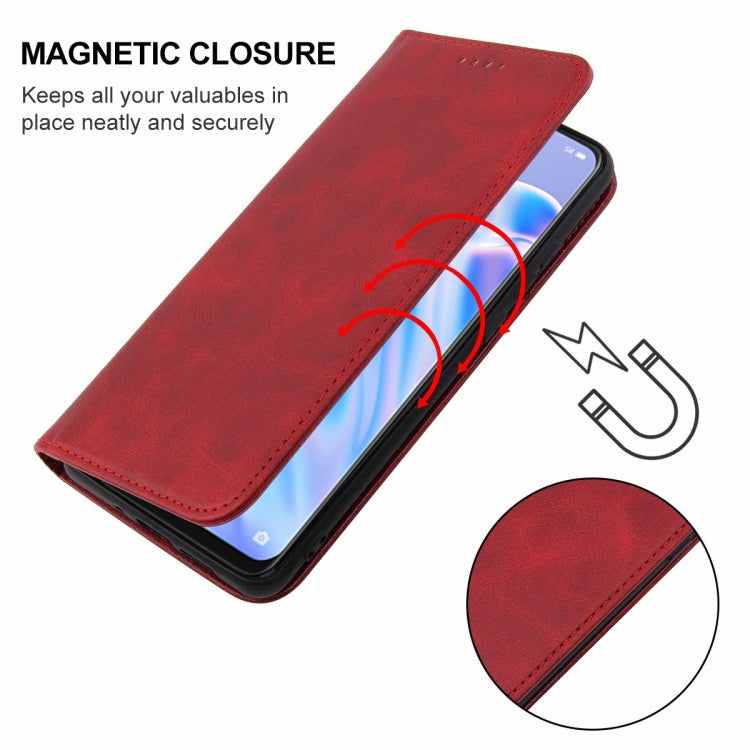 For OPPO Reno3 A JP Version Magnetic Closure Leather Phone Case
